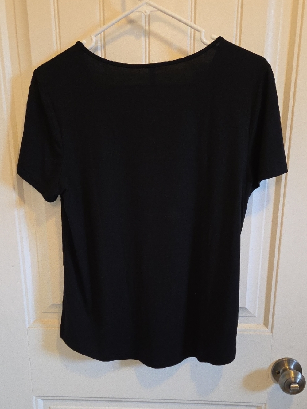 NWT Soma Black Cool Nights Short-Sleeve Crewneck Tee - Picture 4 of 5